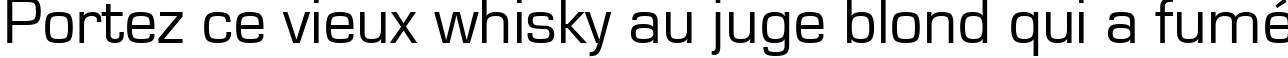 Пример написания шрифтом Eurostile текста на французском Пример написания шрифтом Eurostile текста на французском