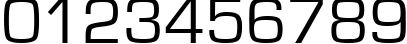 Пример написания цифр шрифтом Eurostile Пример написания цифр шрифтом Eurostile