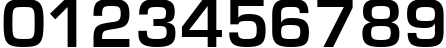 Пример написания цифр шрифтом Evropa Bold Пример написания цифр шрифтом Evropa Bold
