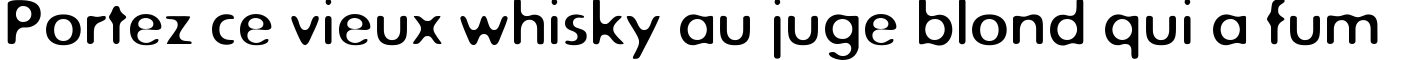 Пример написания шрифтом ExposureCOne текста на французском Пример написания шрифтом ExposureCOne текста на французском