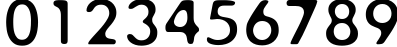 Пример написания цифр шрифтом ExposureCOne Пример написания цифр шрифтом ExposureCOne