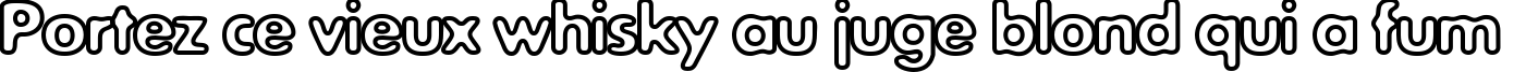 Пример написания шрифтом ExposureCOutline текста на французском Пример написания шрифтом ExposureCOutline текста на французском