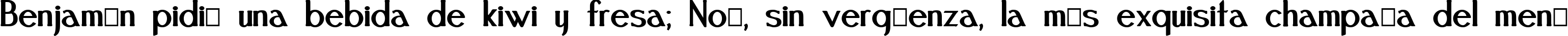 Пример написания шрифтом Festival Bold текста на испанском Пример написания шрифтом Festival Bold текста на испанском