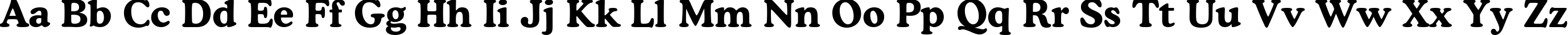Пример написания английского алфавита шрифтом font111