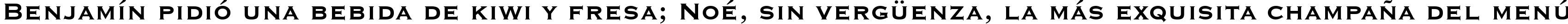 Пример написания шрифтом font119 текста на испанском