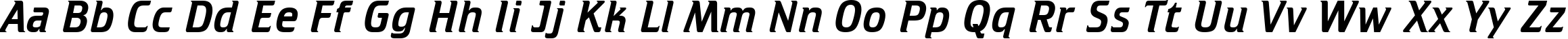 Пример написания английского алфавита шрифтом font129