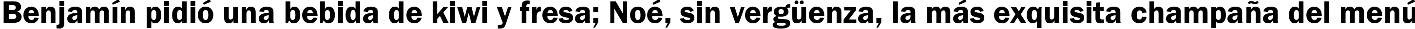 Пример написания шрифтом font152 текста на испанском