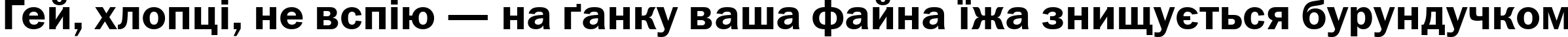 Пример написания шрифтом font168 текста на украинском