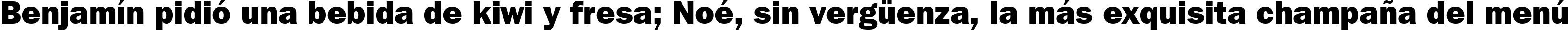 Пример написания шрифтом font174 текста на испанском