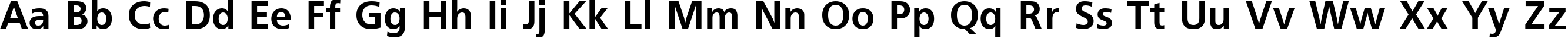 Пример написания английского алфавита шрифтом font179