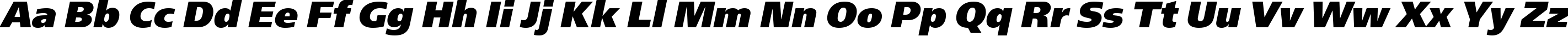 Пример написания английского алфавита шрифтом font182