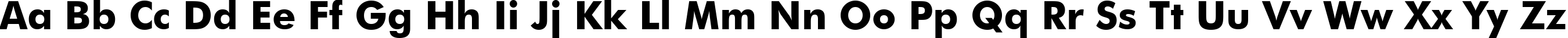 Пример написания английского алфавита шрифтом font200