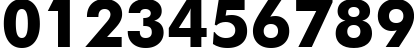 Пример написания цифр шрифтом font200