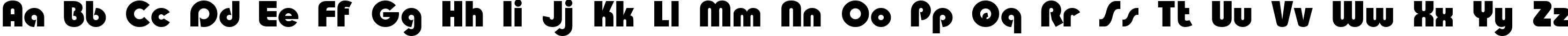 Пример написания английского алфавита шрифтом font235
