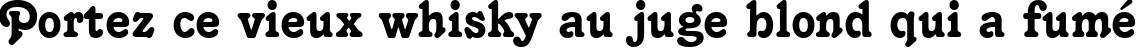 Пример написания шрифтом font240 текста на французском