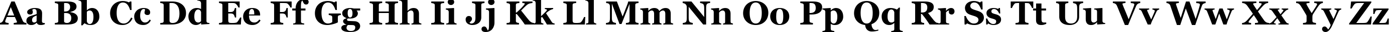 Пример написания английского алфавита шрифтом font276