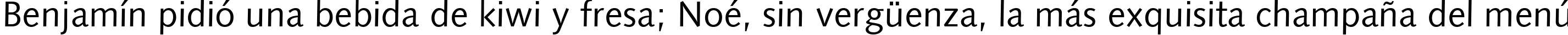 Пример написания шрифтом font310 текста на испанском