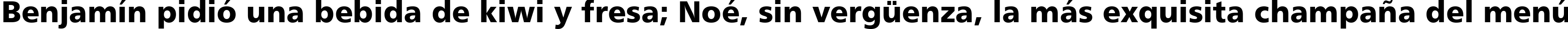 Пример написания шрифтом font315 текста на испанском