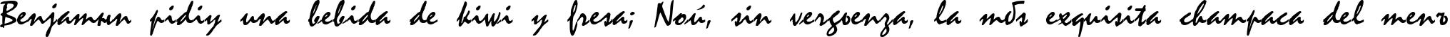 Пример написания шрифтом font351 текста на испанском