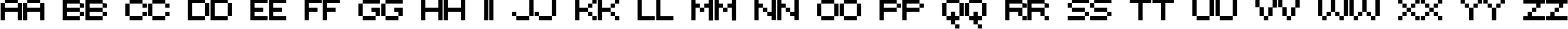 Пример написания английского алфавита шрифтом font396