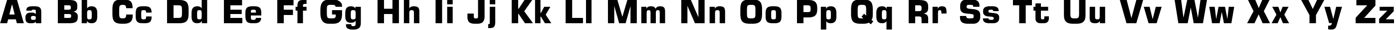 Пример написания английского алфавита шрифтом font397