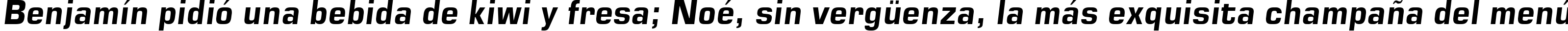 Пример написания шрифтом font400 текста на испанском