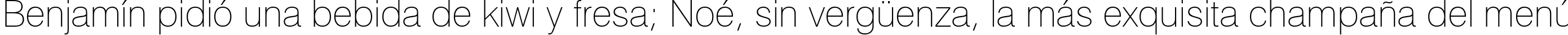 Пример написания шрифтом font446 текста на испанском