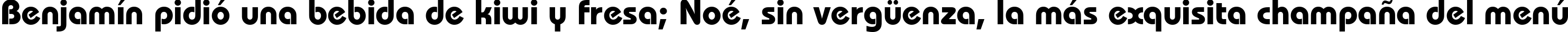 Пример написания шрифтом font51 текста на испанском