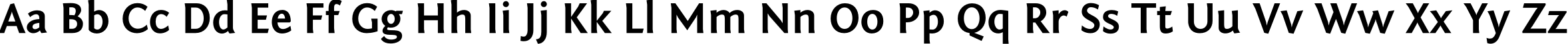 Пример написания английского алфавита шрифтом Fontin Sans Bold Пример написания английского алфавита шрифтом Fontin Sans Bold