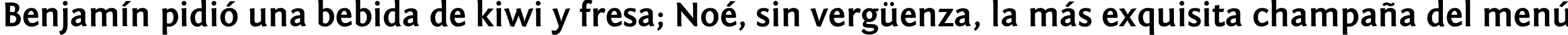 Пример написания шрифтом Fontin Sans Bold текста на испанском Пример написания шрифтом Fontin Sans Bold текста на испанском