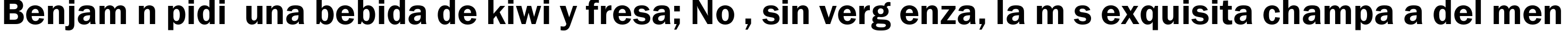 Пример написания шрифтом FranklinGothicDemiC текста на испанском Пример написания шрифтом FranklinGothicDemiC текста на испанском