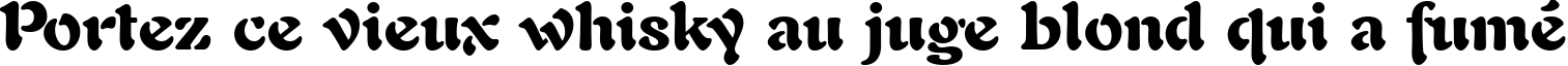 Пример написания шрифтом Freeform 721 Black BT текста на французском Пример написания шрифтом Freeform 721 Black BT текста на французском