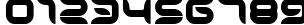 Пример написания цифр шрифтом Freshbot