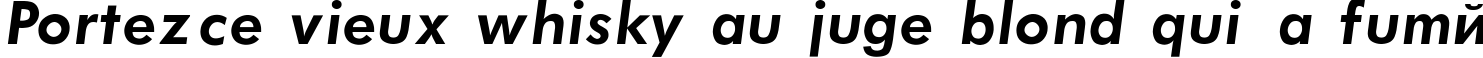 Пример написания шрифтом Futura_Book-Bold-Italic текста на французском