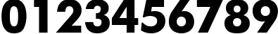 Пример написания цифр шрифтом FuturisExtra Cyrillic Пример написания цифр шрифтом FuturisExtra Cyrillic