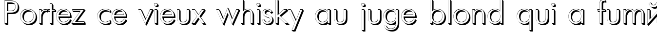 Пример написания шрифтом FuturisVolumeC yrillic текста на французском Пример написания шрифтом FuturisVolumeC yrillic текста на французском