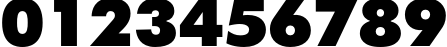 Пример написания цифр шрифтом FuturisXC Bold Пример написания цифр шрифтом FuturisXC Bold