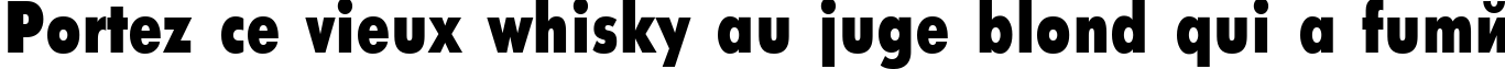 Пример написания шрифтом FuturisXCondCTT Bold текста на французском Пример написания шрифтом FuturisXCondCTT Bold текста на французском