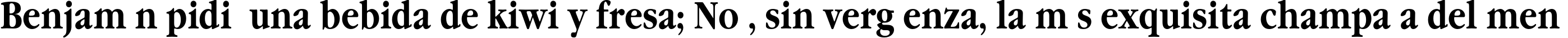 Пример написания шрифтом GaramondNarrowC Bold текста на испанском Пример написания шрифтом GaramondNarrowC Bold текста на испанском