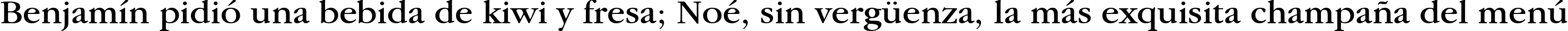 Пример написания шрифтом Garamond ITC Book BT текста на испанском Пример написания шрифтом Garamond ITC Book BT текста на испанском