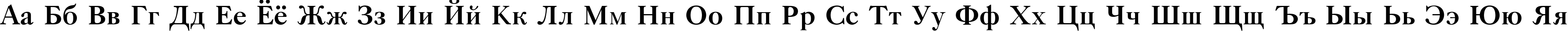 Пример написания русского алфавита шрифтом GazetaTitul Bold Пример написания русского алфавита шрифтом GazetaTitul Bold