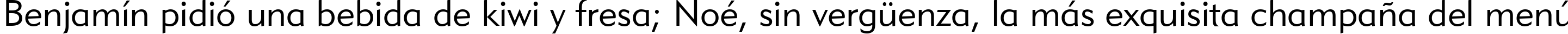 Пример написания шрифтом Geometric 415 Lite BT текста на испанском Пример написания шрифтом Geometric 415 Lite BT текста на испанском