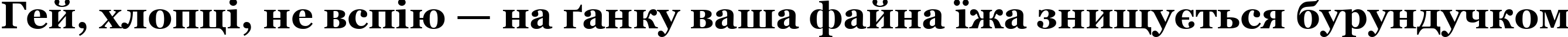 Пример написания шрифтом Georgia Bold текста на украинском Пример написания шрифтом Georgia Bold текста на украинском