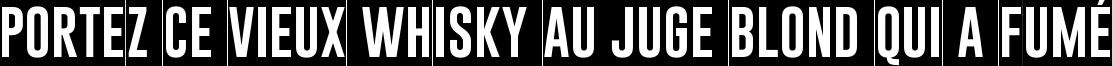 Пример написания шрифтом Gobold Blocky текста на французском Пример написания шрифтом Gobold Blocky текста на французском