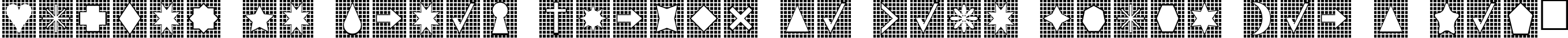 Пример написания шрифтом Grids n Things текста на французском
