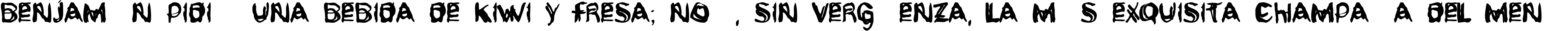 Пример написания шрифтом GritzpopGrunge текста на испанском Пример написания шрифтом GritzpopGrunge текста на испанском