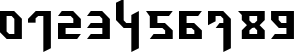 Пример написания цифр шрифтом Hammerhead Пример написания цифр шрифтом Hammerhead