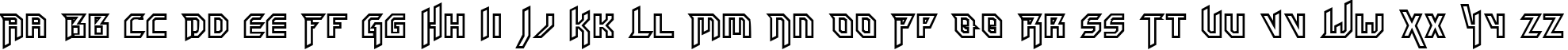 Пример написания английского алфавита шрифтом HammerheadOutline Пример написания английского алфавита шрифтом HammerheadOutline