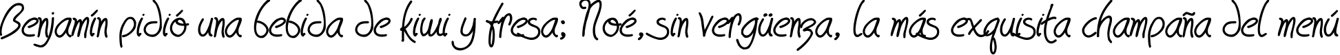 Пример написания шрифтом HavingWrit Heavy текста на испанском Пример написания шрифтом HavingWrit Heavy текста на испанском