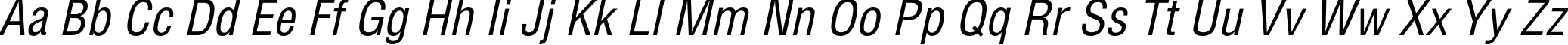 Пример написания английского алфавита шрифтом HeliosCond Italic Пример написания английского алфавита шрифтом HeliosCond Italic